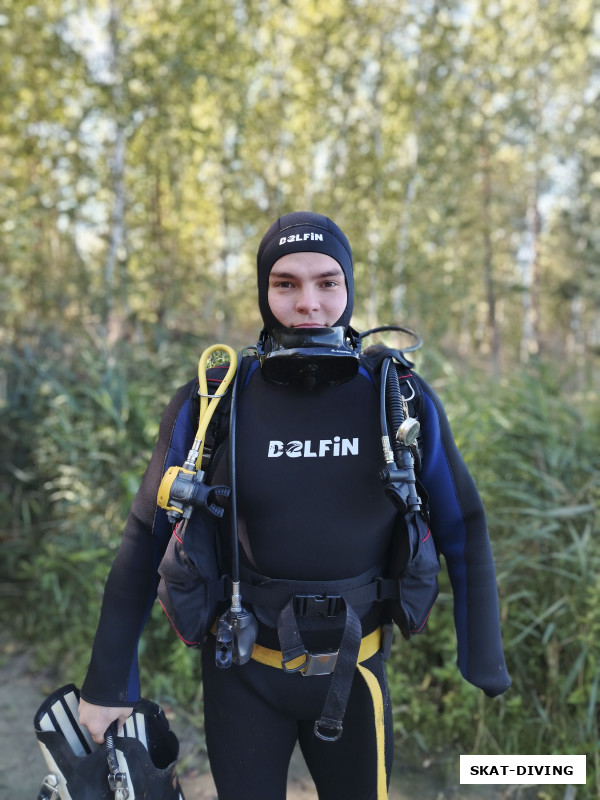 Шевченко Андрей, еще один "ОПТИМИСТ" дошел до звания аквалангиста благодаря стараниям Николая Нестеровича Парфенова