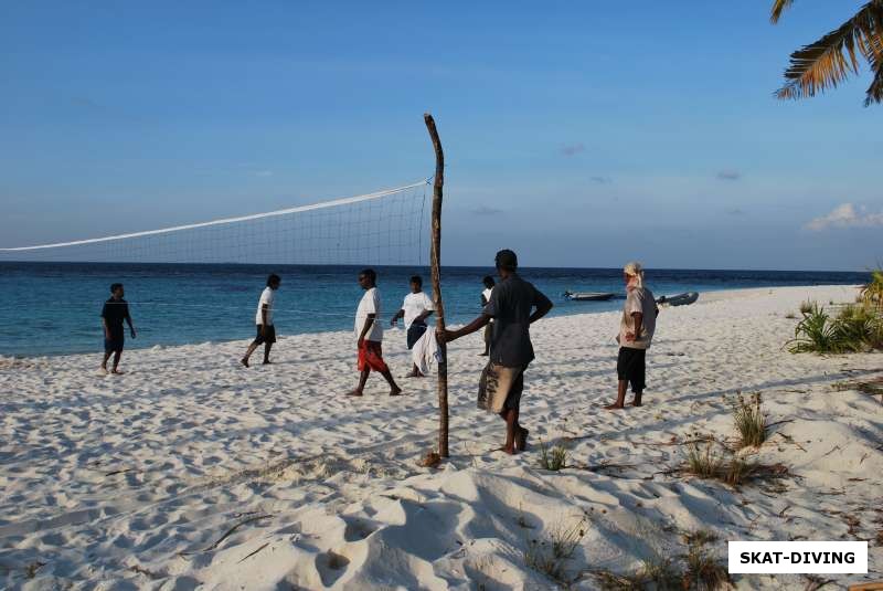 Мальдивская команда к волейболу готова