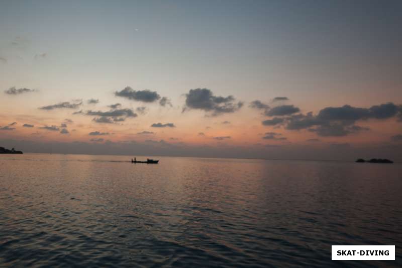Закаты на Мальдивах