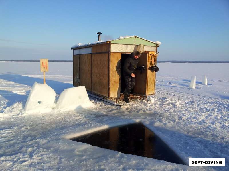 Истомин Дмитрий, в вагончике было теплее