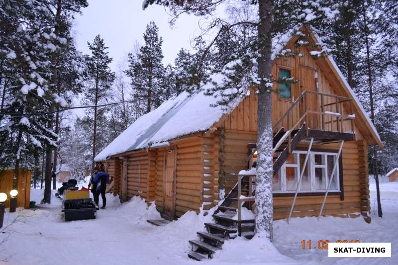 Баня в лесу