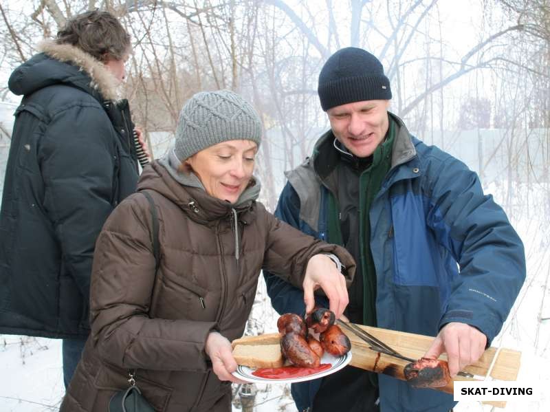 Симутенкова Ирина, Юрков Юрий, сардельки