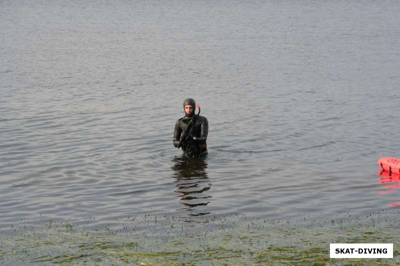 Вода - 14 градусов, а вокруг снег!