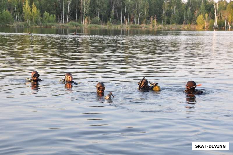 Заплыв на экскаватор