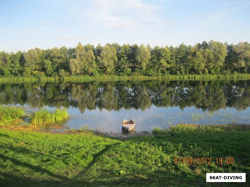 река Сейм, в окрестностях поселка Бупел