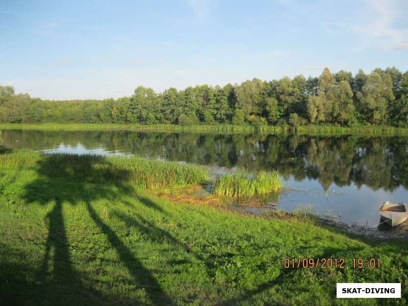 река Сейм, в окрестностях поселка Бупел