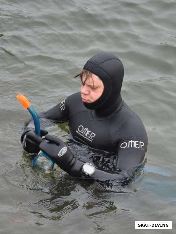 Литворенко Андрей, открытая вода по курсу Подводный охотник РПФ