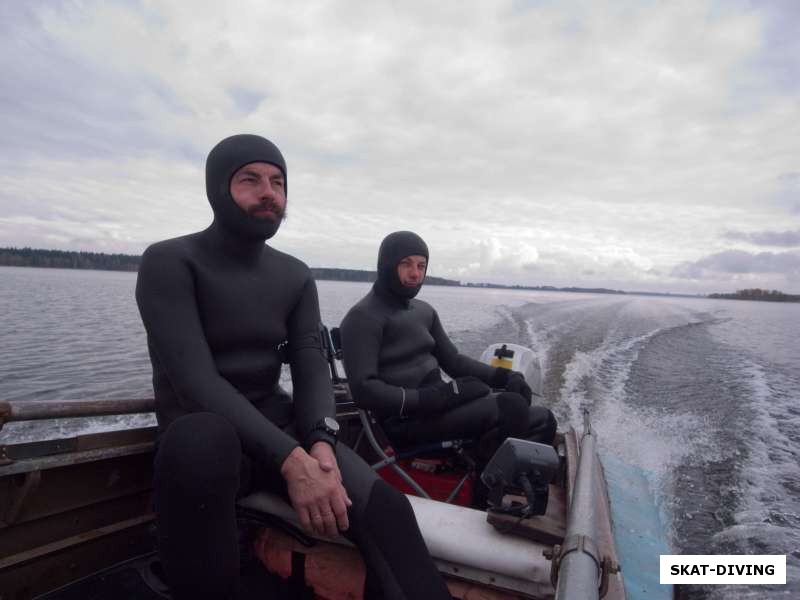 Ильюшин Сергей, Ильюшин Дмитрий, идем в верха водохранилища