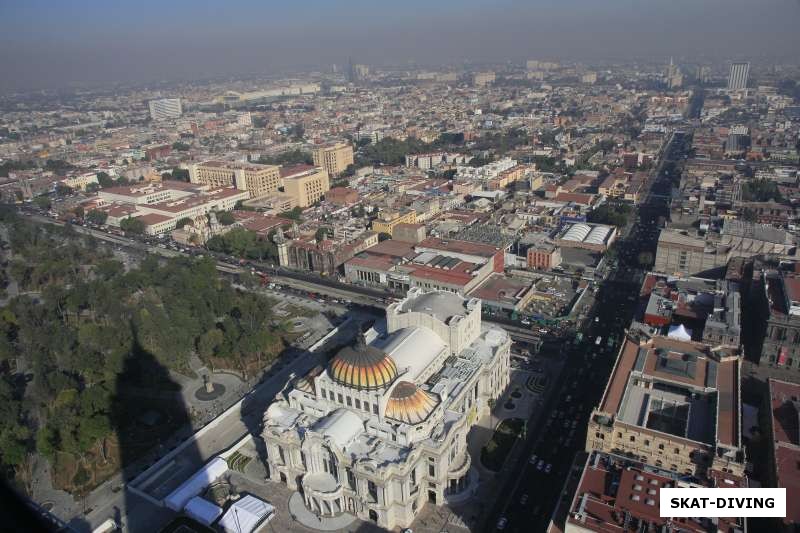 Вид на Мехико с самой высокой точки