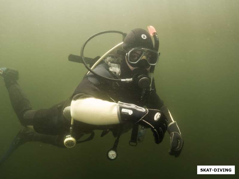 Моргунов Роман, в толще воды