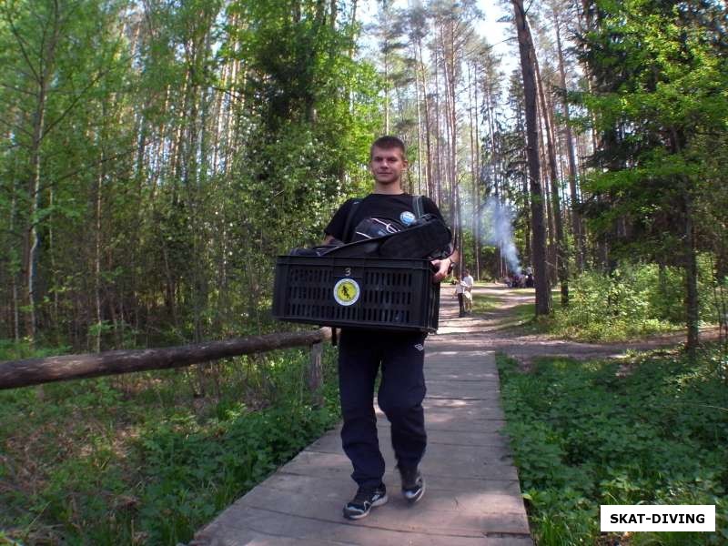 Шувалов Владимир, хотите нырять... умейте и снарягу носить