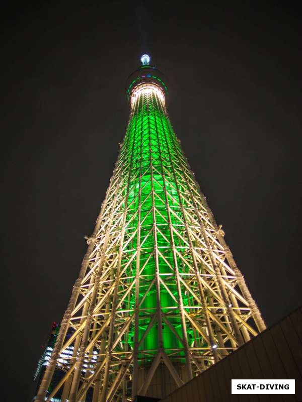 Токийская телебашня, второе по высоте здание в Мире