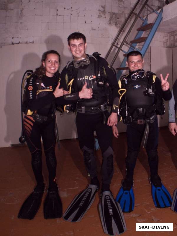Мануев Алексей, Анищенко Дмитрий, Кирюхина Ольга, под воду надо ходить с правильным настроением