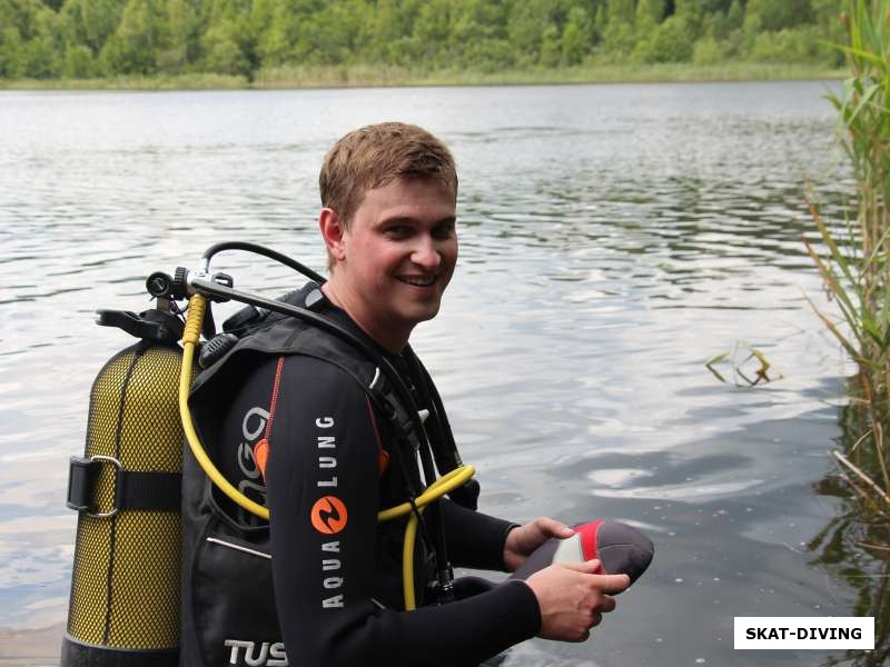 Мануев Алексей, дайверское снаряжение украшает любого человека