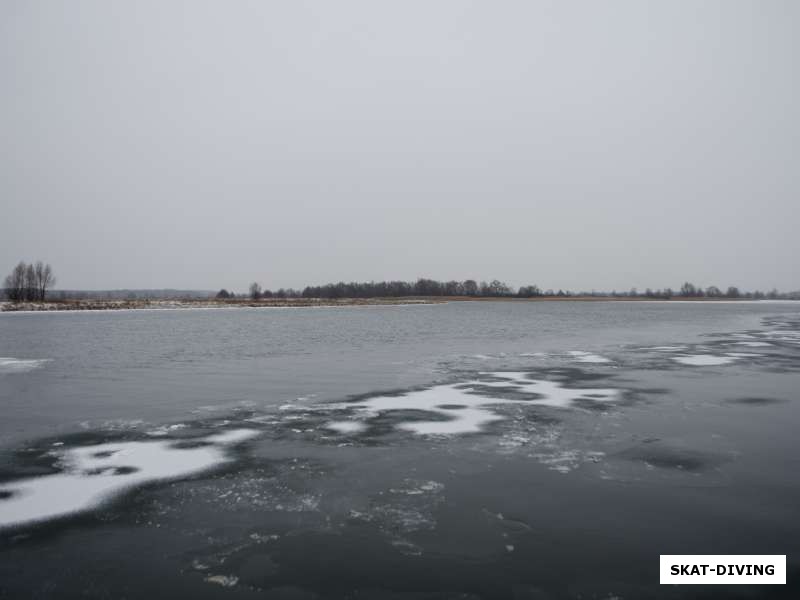 Закраины льда от берегов крайне опасны для подводных охотников