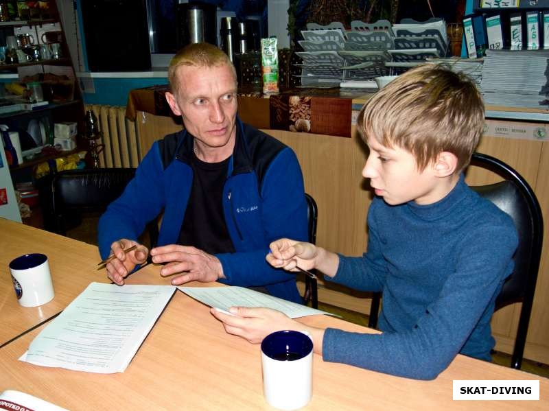 Сомкин Николай, Сомкин Дмитрий, отец и сын вместе трудятся над тестами IANTD