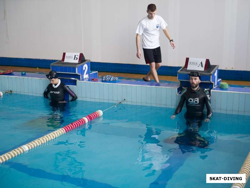 Ольшевская Мария, Ильюшин Сергей, и вот финальный 6-ой заплыв, где собрались сильнейшие спортсмены Брянска