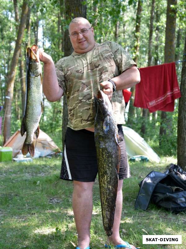 Гриненко Роман, ночью с пятницы на субботу ребята стрельнули пару рыбок, чтобы к приезду основной группы участников приготовить уху