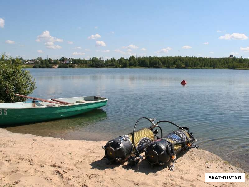 Живописный Керамзитный карьер прямо в городе Брянск