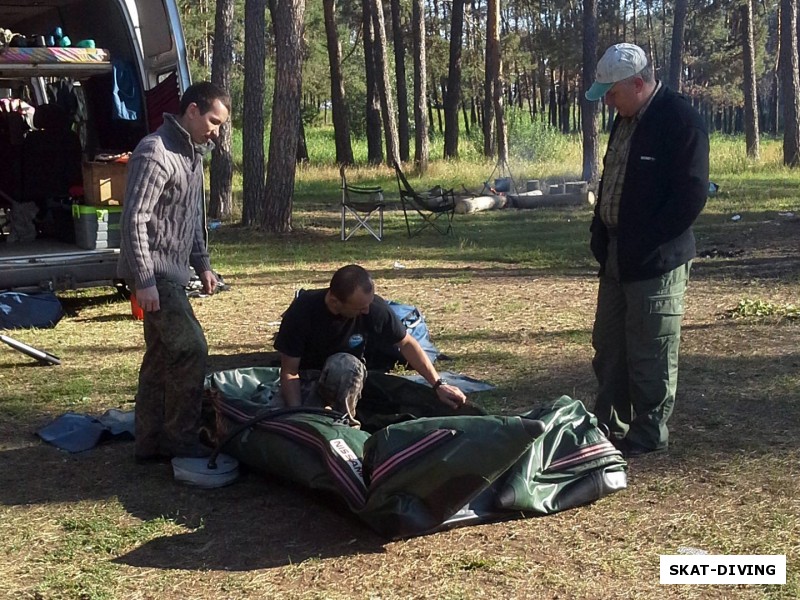 Первый день соревнований начался с подготовки