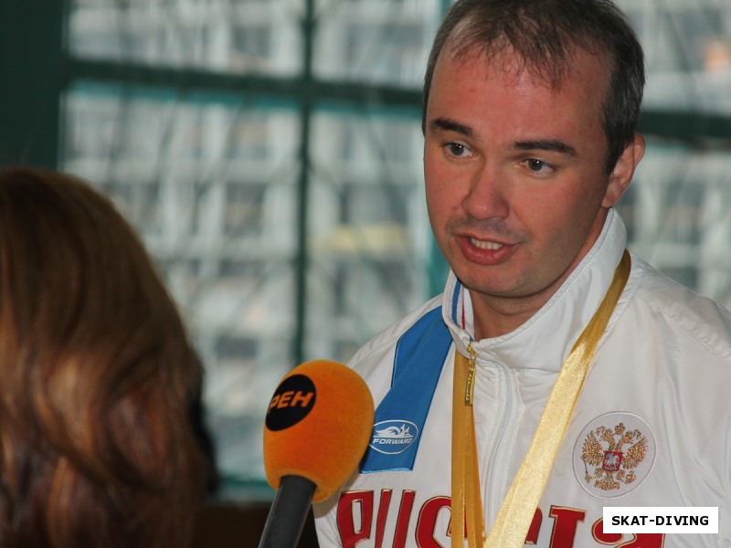 Пангаев Александр, во время интервью телекомпании REN TV