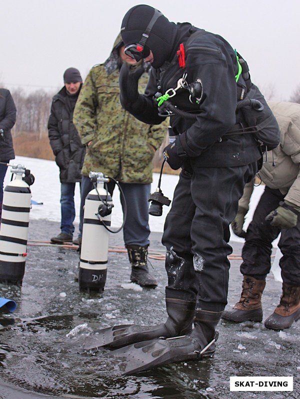 Истомин Дмитрий, один шаг, и он в воде