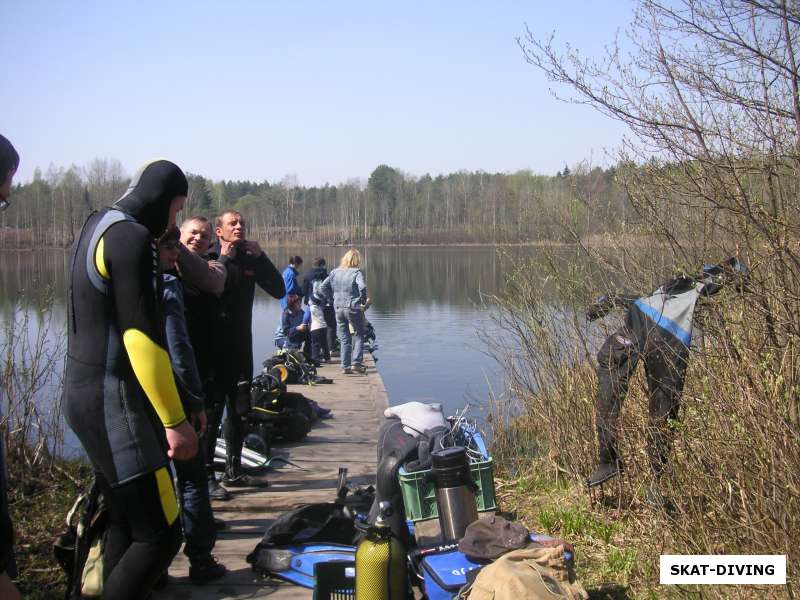 готовимся уйти под воду