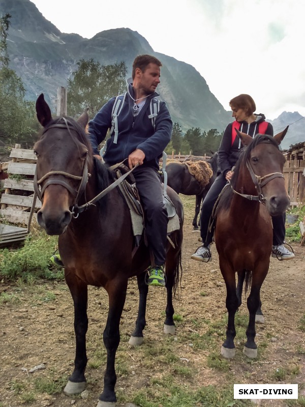 Субботин Валерий, Ильюшина Ирина, о поездке на лошадях Ира говорила с самого начала поездки
