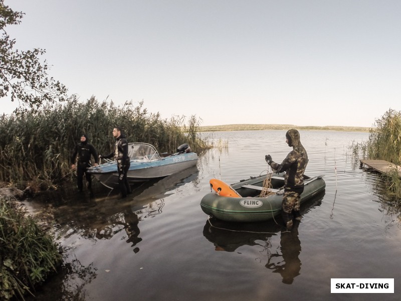 Утро второго дня, Ваелра снова с лодкой, надежда на места все еще остается