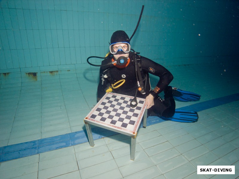 Семенов Григорий, под водой возможны и интеллектуальный игры.