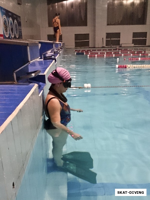 Орлова Елена, попросилась проплыть в коротких ластах вне зачета и выдала феерический скоростной заплыв, установив свой новый личный рекорд