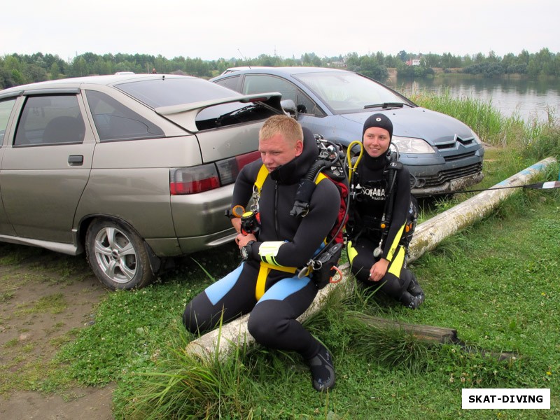 Валучев Григорий, Валучева Наталья, видимо планируют помчаться в воду на бетонном коне