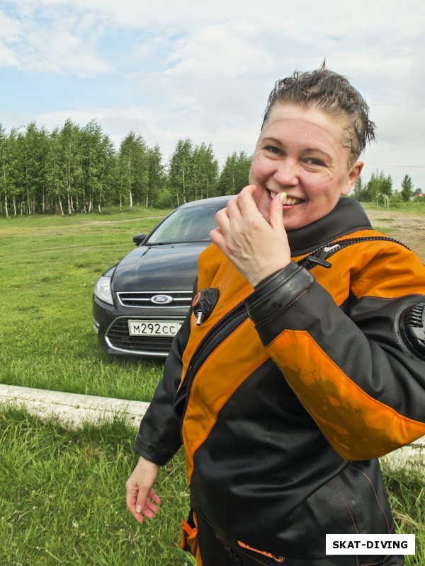 Харитонова Оксана, получила много полезного опыта, повоевала с собой и снаряжением, а теперь смеется, вспоминая пережитое