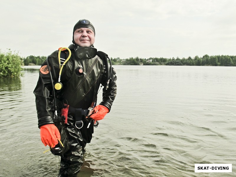 Харитонов Максим, вот как ни крути, а в «сухом костюме» обычная фотография всегда смотрится брутальней