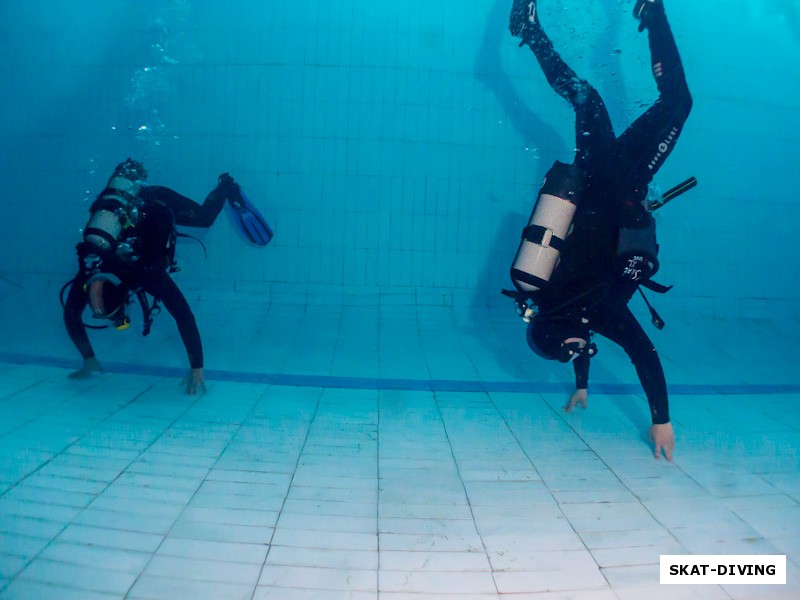 Коновалов Александр, Канякин Артем, под водой можно делать удивительные вещи!