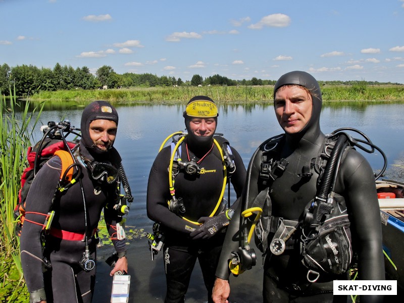 Романов Артем, Шукста Игорь, Евдокимов Александр, отправляемся на «SCUBA-разведку»