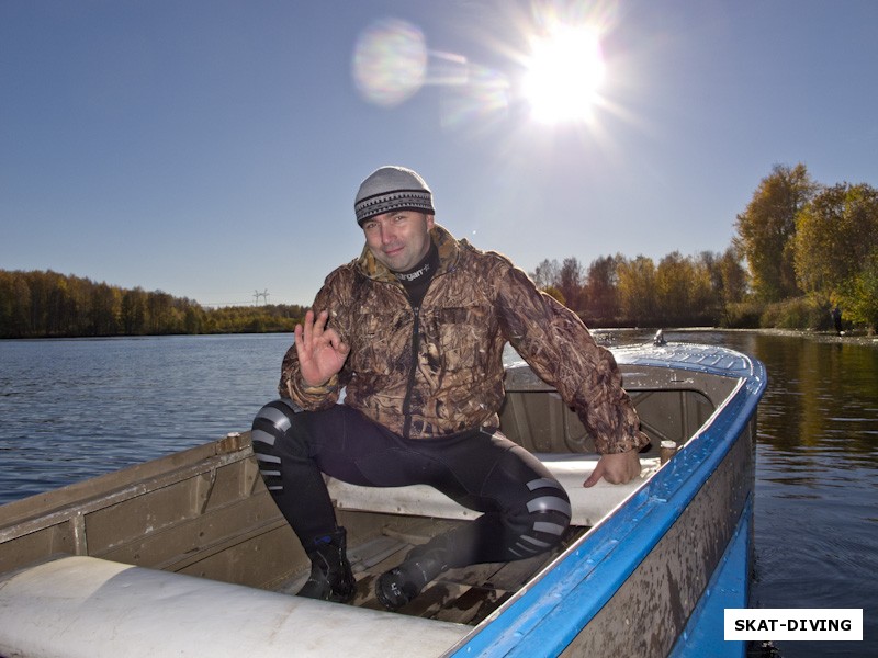 Павлючков Иван, погода, прозрачность воды, настроение, все ОК