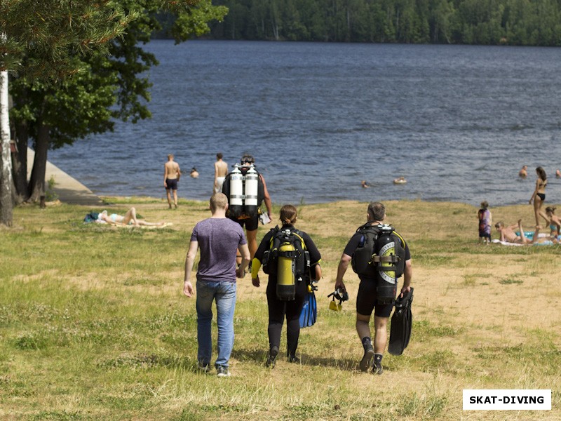 Вперед к воде, навстречу к первым погружениям в «открытой воде» средней полосы России