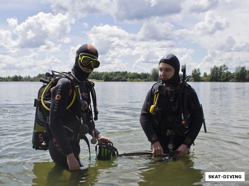 Гунов Данил, Киров Андрей, с началом сдачи открытой воды, парни!