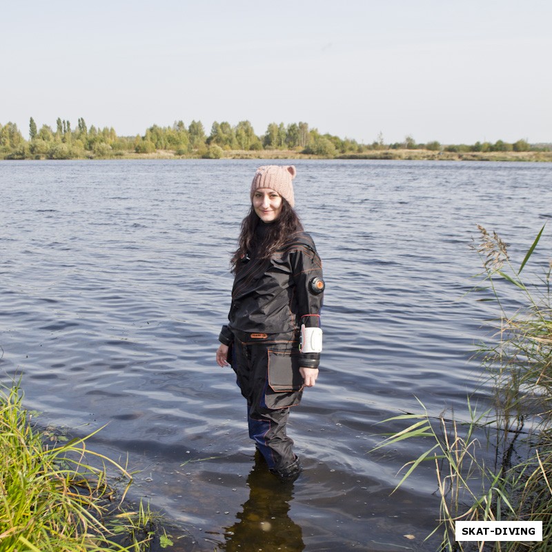 Иванова Анна, "дайв получился из разряда НАТЕРПЕЛАСЬ", кончено, при видимости около метра