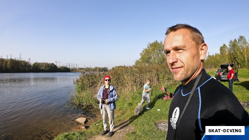 Марин Александр, знакомство с водохранилищем, точнее с его маленькой частью