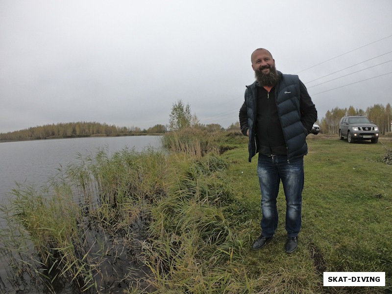 Зеленев Андрей, и выпуск посмотрел и рыбку в итоге съел, молодец!