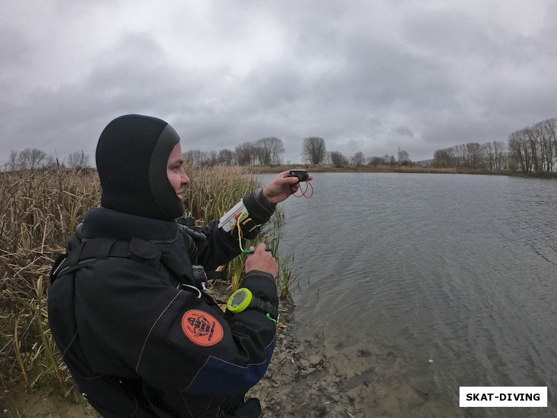 Каняхин Евгений, совершить погружение в неизвестном водоеме и подняться в точке входа - это одна из задач уровня AOWD