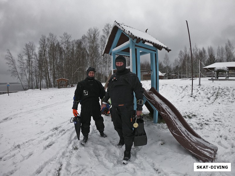 Быченков Дмитрий, Горпинюк Сергей, надели костюмчики да пошли кататься...