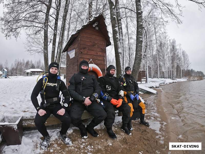 Чмутов Сергей, Горпинюк Сергей, Быченков Дмитрий, Азаркин Юрий, участники инструкторского курса вместе с ITT