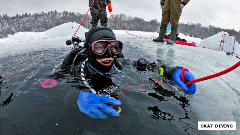 Сканцева Павлина, с боевым крещением, ICE DIVER!