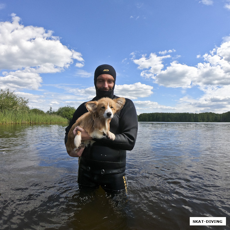 Романов Артем, Ясе так понравилось плавать в теплой воде...