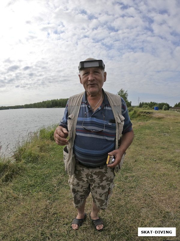 Щербаков Александр, папа Димы Щербакова составил нам компанию, правда, по рыбалке