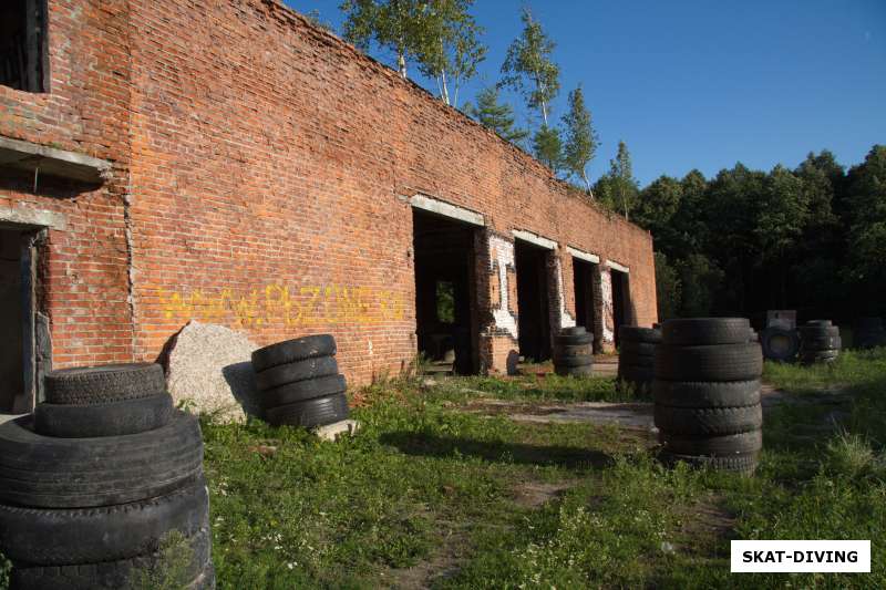 Поле для пейнтбольного матча