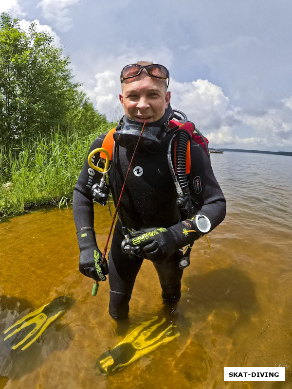 Ершов Дмитрий, еще долго делился своими впечатлениями от дайва